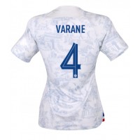 Frankreich Raphael Varane #4 Auswärtstrikot Frauen WM 2022 Kurzarm